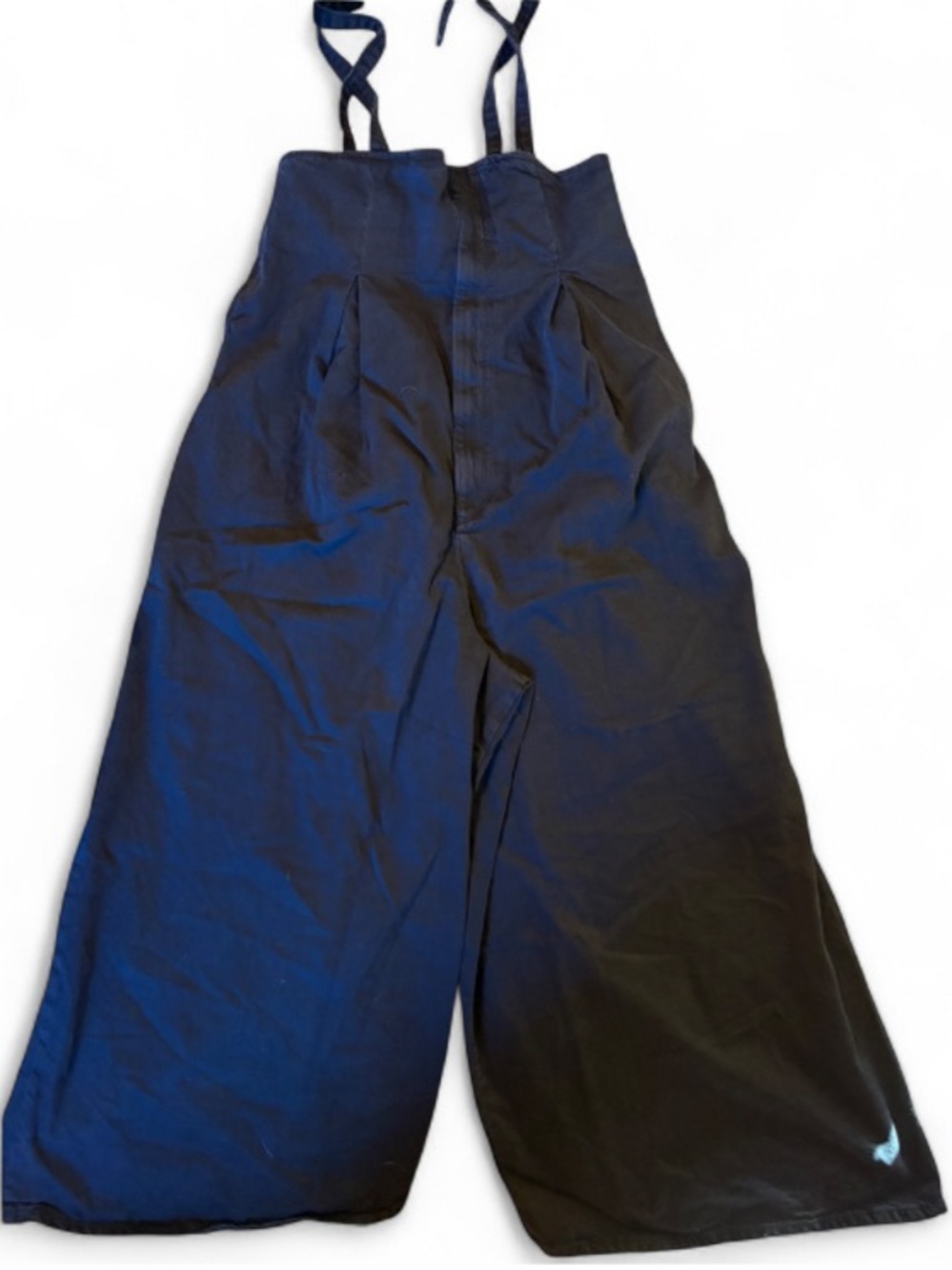 Free People We The Free Lumy One Piece Jumpsuit Wide Leg Black NWOT M - Picture 4 of 7
